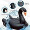 Giant Pool Float Adult Heavy Duty 70" Black Swan Pool Floaties for Adults Swimming Pool Lounger Float Pool Chair Float for Pool Games Beach Party Outdoor Water Play